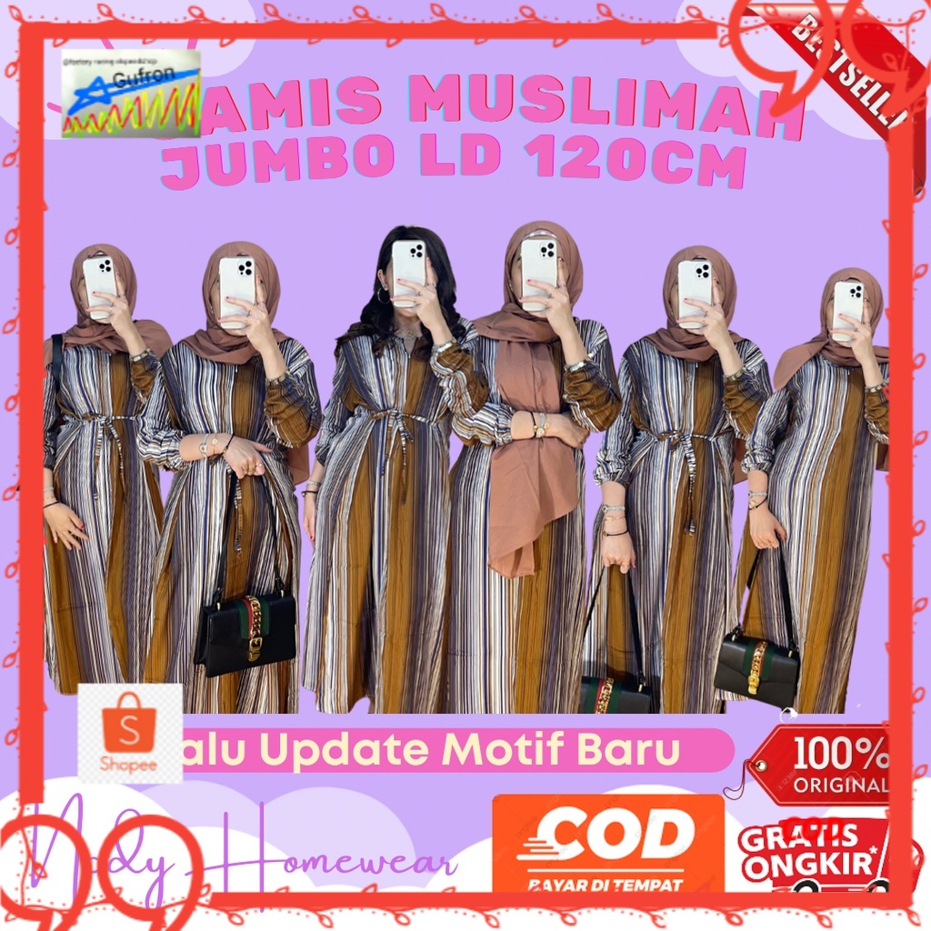 NCDY HOMEWEAR DASTER PANJANG TANGAN PANJANG MUSLIMAH GAMIS HIJAB RAYON TERMURAH BEST SELLER DAILY WE