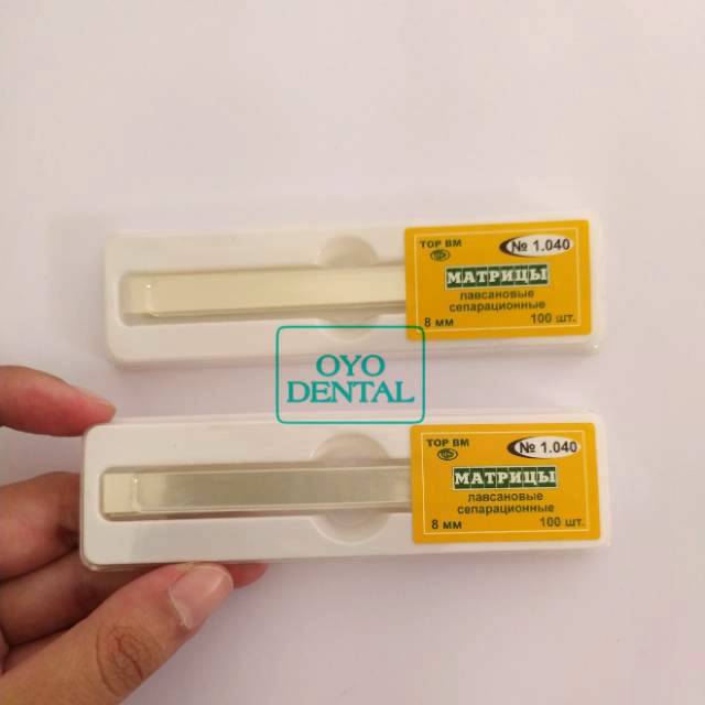 LAKU 100 pcs Dental seluloid / celluloid strips / celuloid strip / mylar strip