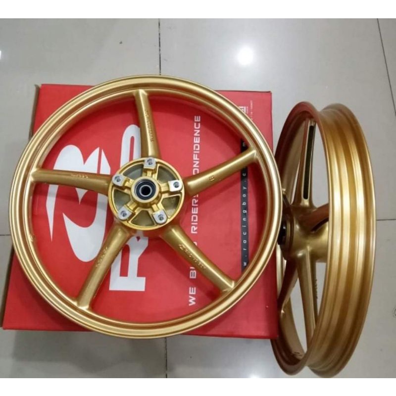 velg merek rcb racing boy UK 17x160/160 new Jupiter MX 150