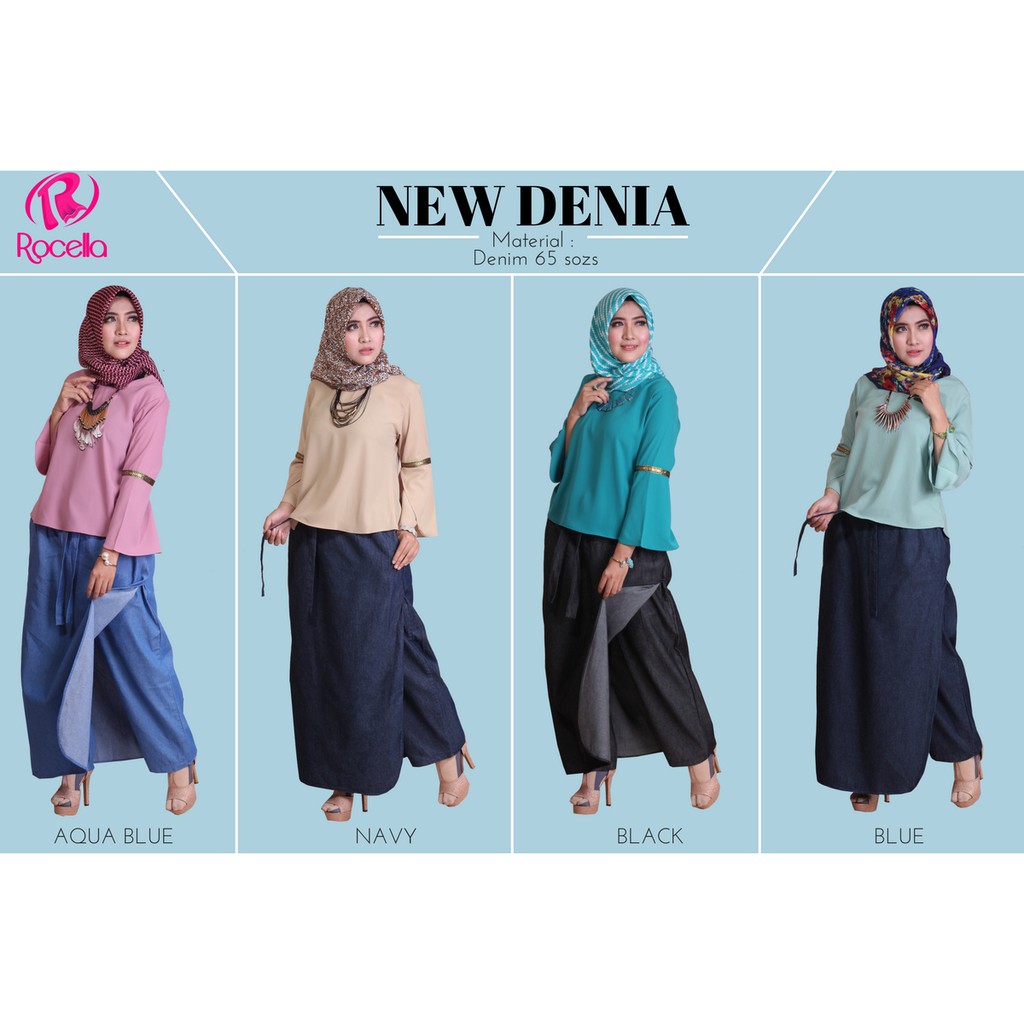 Rocella Rok Celana New Denia Jeans - Denim