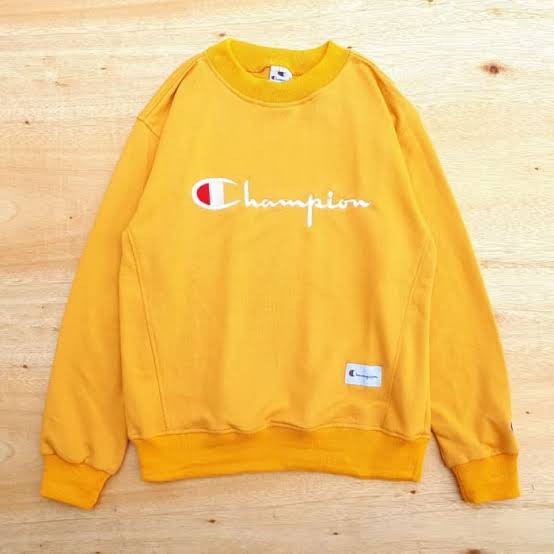 Swetaer CREWNECK CHAMPION motif BORDIR Hoodie