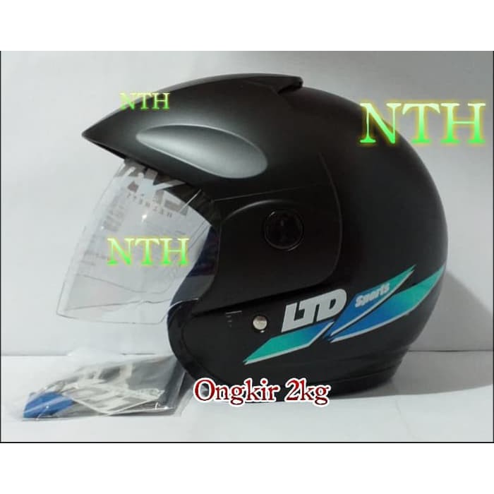 Helm LTD Hitam Doff|Helm LTD harga Promo