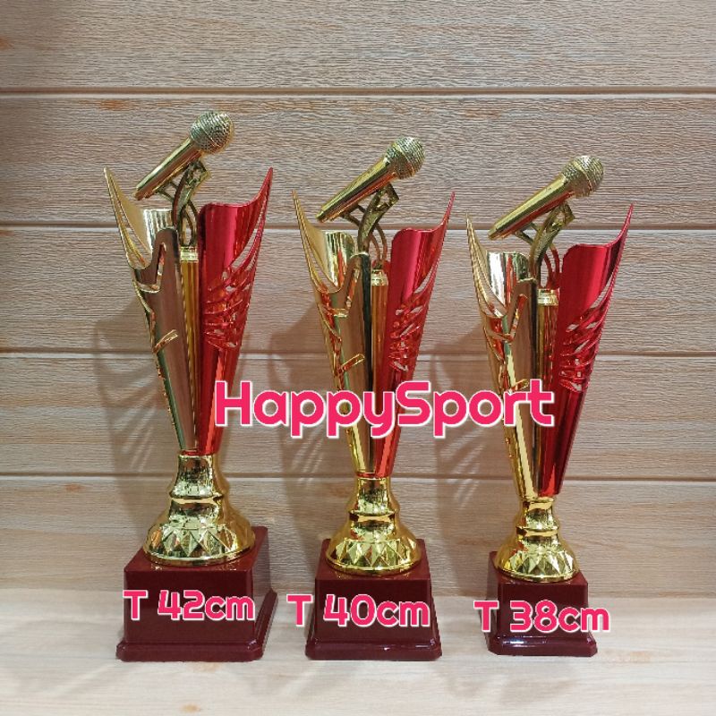 PIALA NYANYI MUSIK KARAOKE IMPORT 1 SET