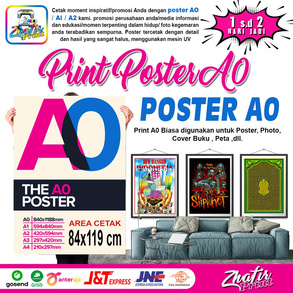 

Cetak Poster Ukuran A0 ( 84x119 cm ) | Full Color - HVS