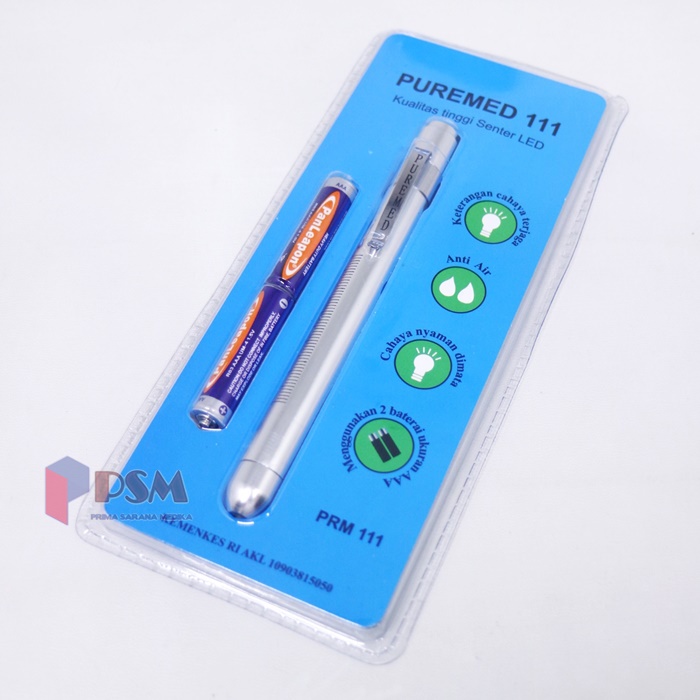 Puremed 111 Penlight Soft LED White / Lampu Senter Periksa Sinar Putih