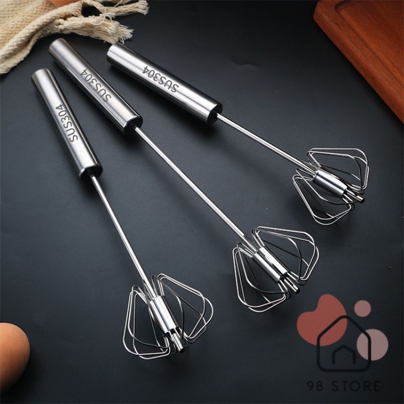 Hand mixer manual Mixer tangan manual better beater pengocok telur STAINLESS STEEL