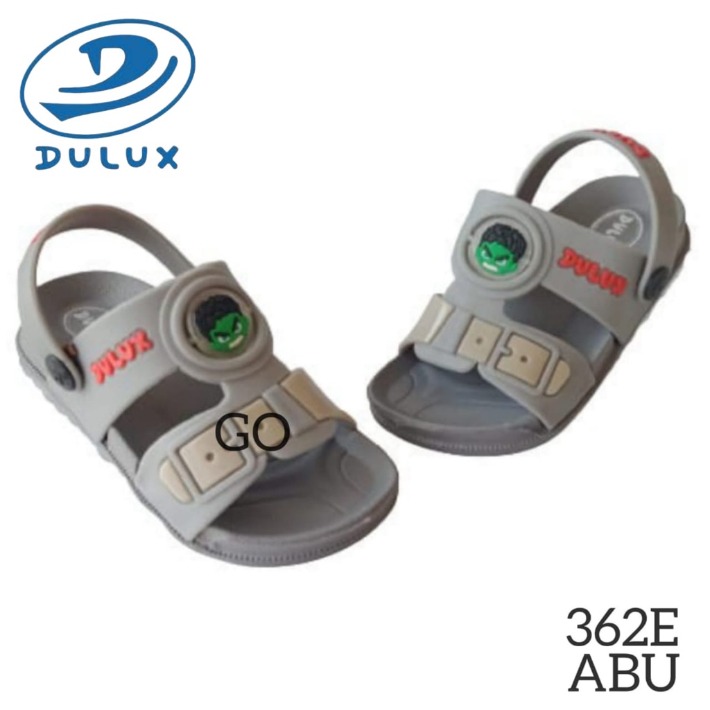 gof DULUX 362E HULK Sandal Selop Anak Laki Laki Tali Belakang Karakter