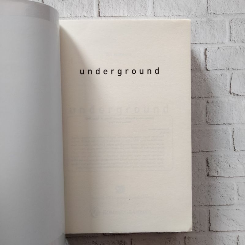 Buku bekas bagus underground ENG VER
