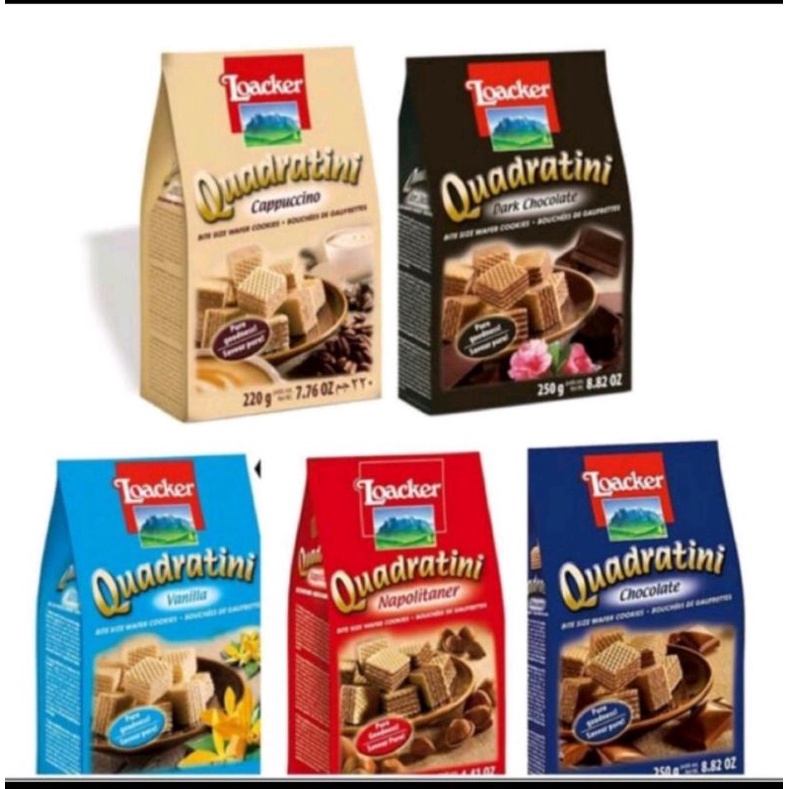 

loacker quadratini 250gr.
