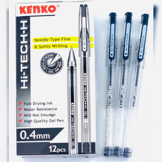 

Pulpen Kenko Hi-Tech H 0,4mm Pulpen Gel Hitam