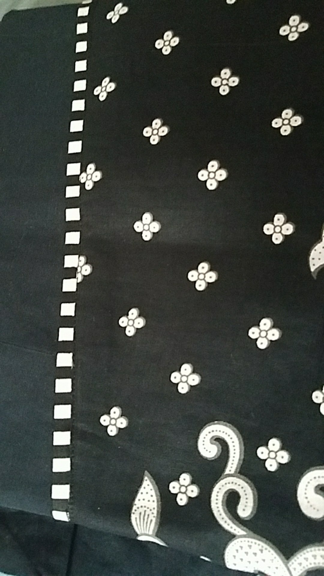 Ld 110 Tunic Santika Kembang Gurita Tunik Batik Jumbo Tunic Batik Seragam Batik Kerja Batik Hitam