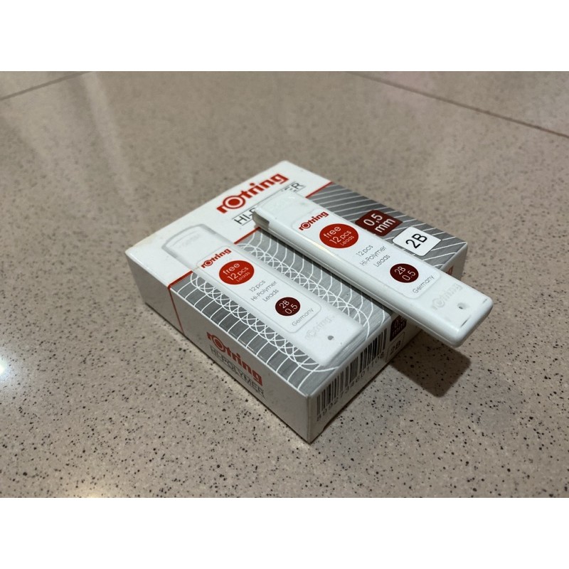 

Isi/ Refill Pensil Mekanik Rotring 0.5mm 2B (per tube)