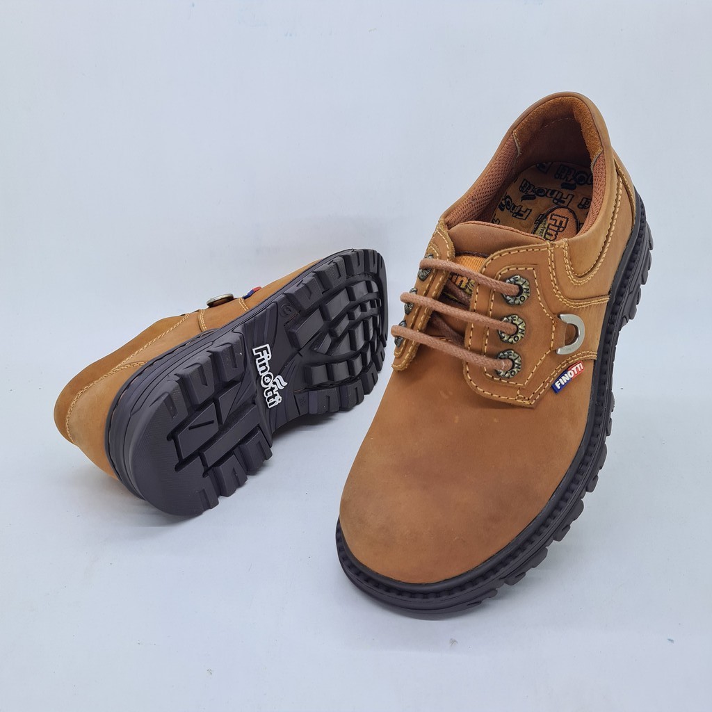 Sepatu boots pendek KULIT ASLI Finotti G 201