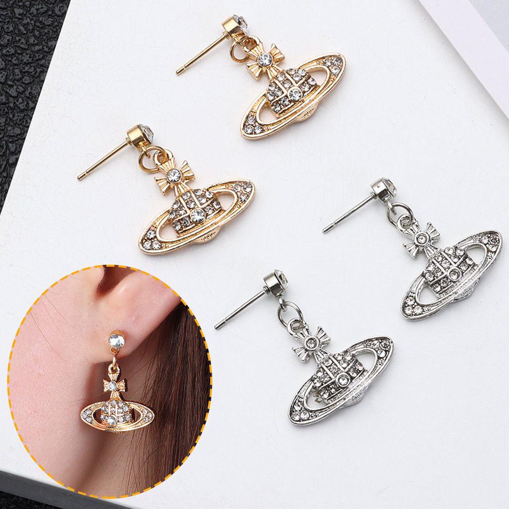 R-flower Earrings Gaya Baru Planet Decor Cincin Telinga Keren