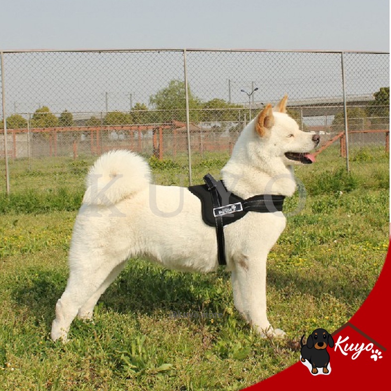 Dog Harness Baju Rompi Anjing Latihan Polisi Tugas Jaga Kalung Kostum Pakaian Jalan Harnes Hewan Pet