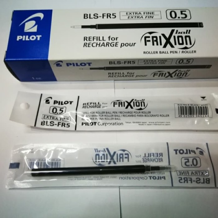 

Pilot Frixion / Refill Isi Pen Pilot Frixion 0.5, 0.7 - Hitam