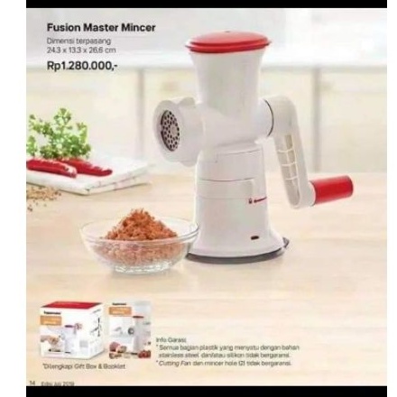 TUPPERWARE , FUSION MASTER MINCER