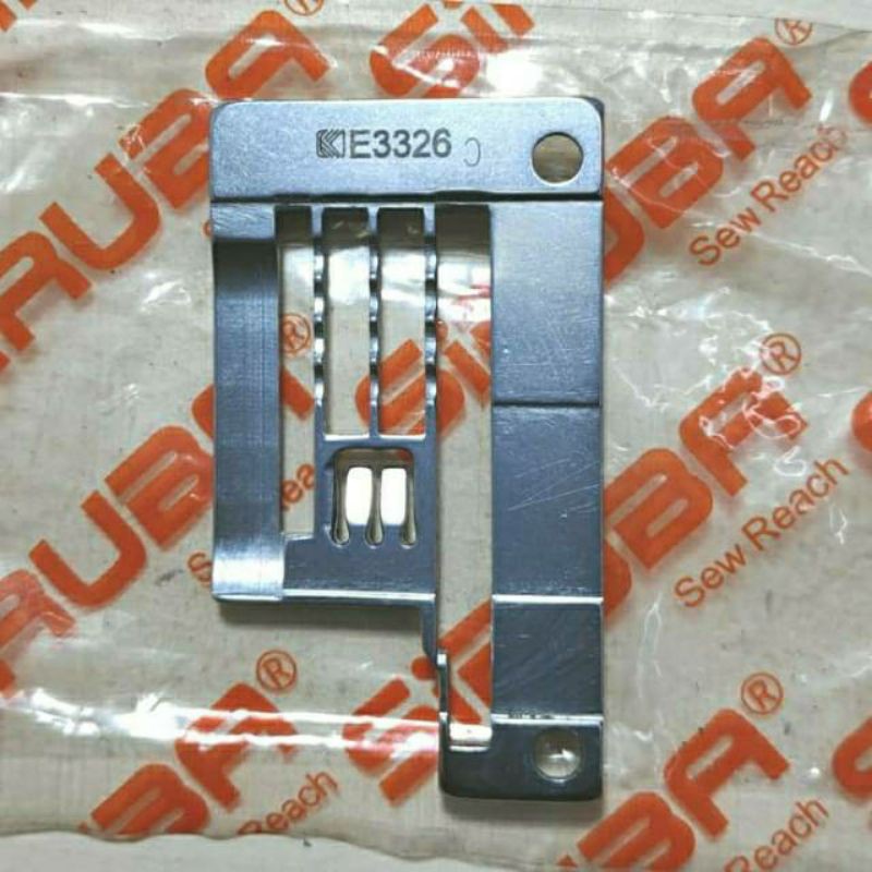 Needle Plate E3326 Original Siruba Mesin Kamkut Overdeck F007