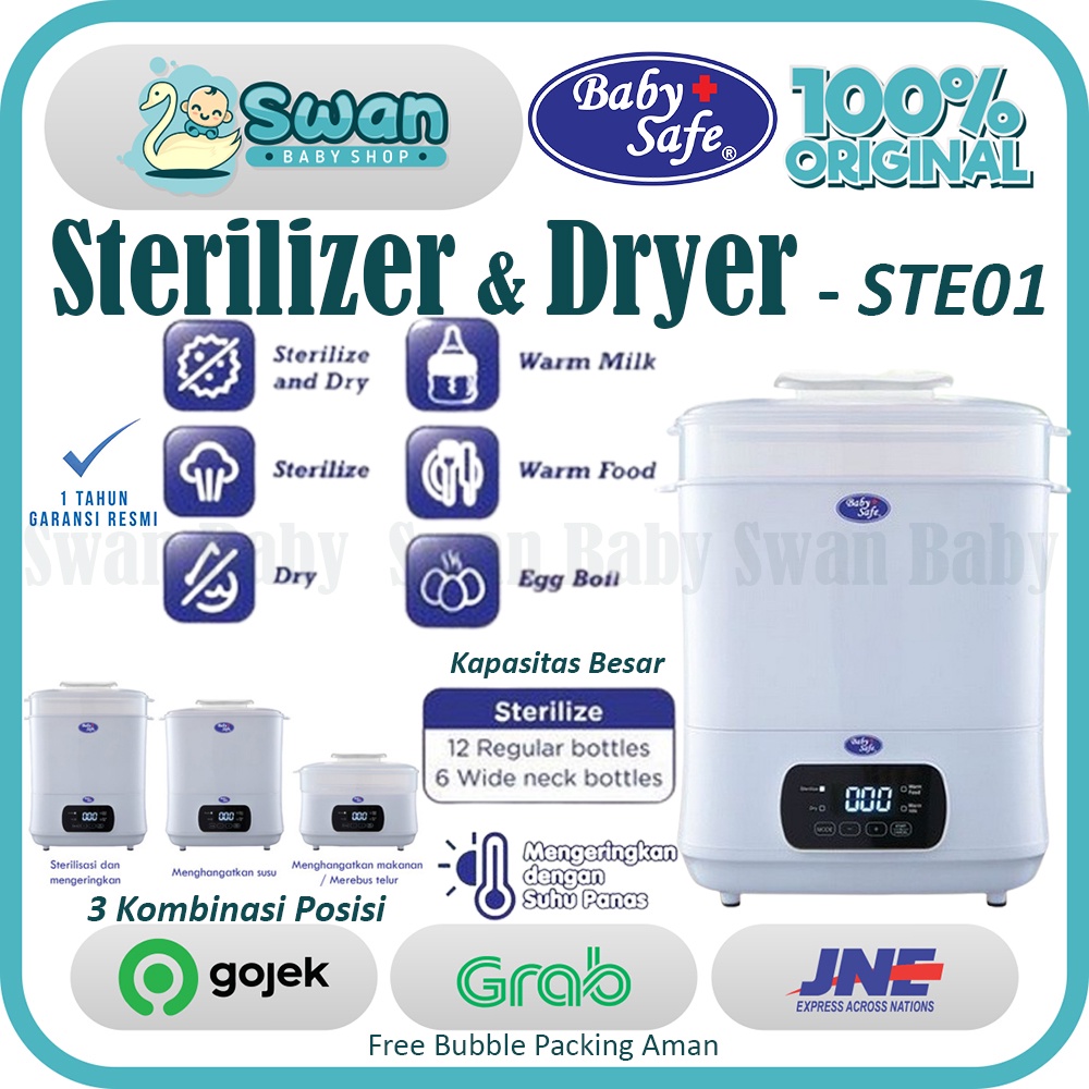 Baby Safe Digital Sterilizer &amp; Dryer STE01 / BabySafe Steril