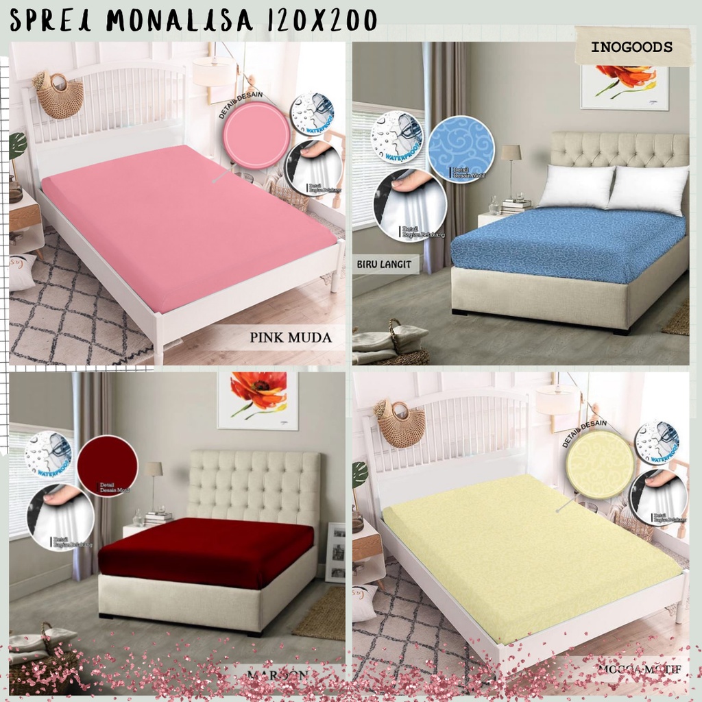 Sprei Anti Air Single 120x200  / Waterproof / Anti Ompol Single [GROSIR/ECER MURAH]-2