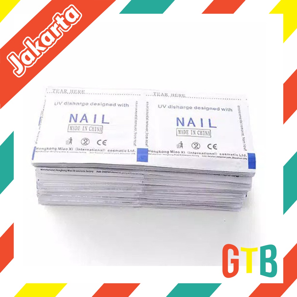 ❤GTB❤ (1PCS) UV Gel Nail Polish Remover &amp; Cleaner Wraps Foil Wipe Penghapus Kutek Gel R594