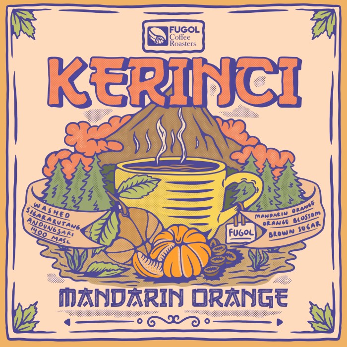 

TERBARU Kopi Arabika Kerinci Mandarin Orange 200 gram Full Washed (Biji/Bubuk) - BIJI
