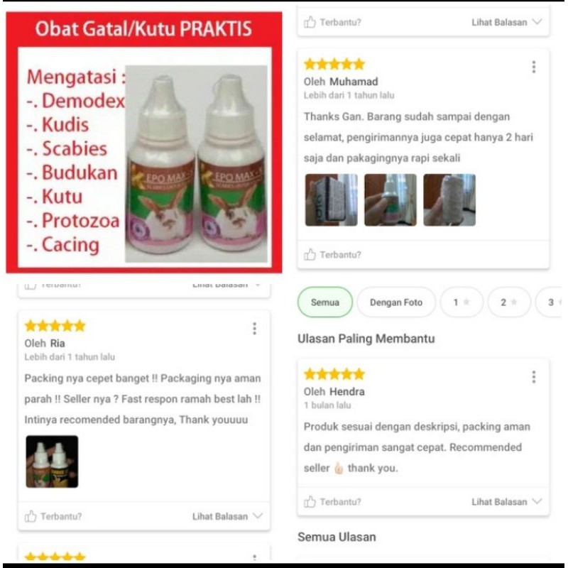 Kepomax-k obat minum scabies jamur kelinci