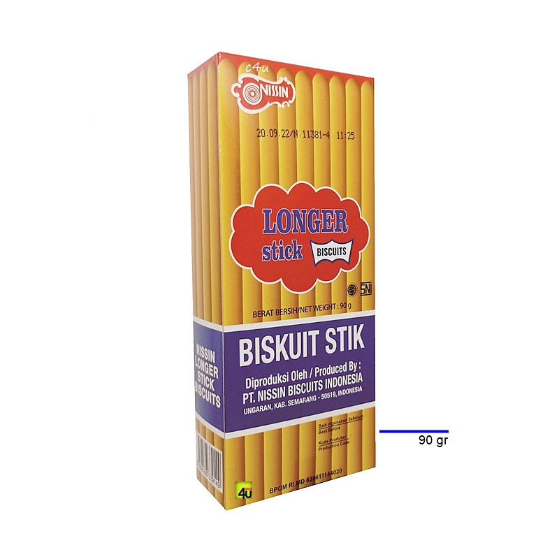 

Longer Stick - Biskuit Stik Klasik Renyah dari Nissin