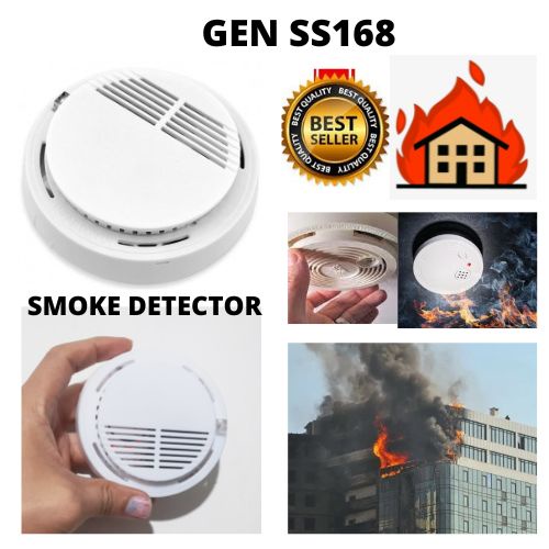 Alarm Alat Deteksi Asap Kebakaran Smoke Detector SS168 111153