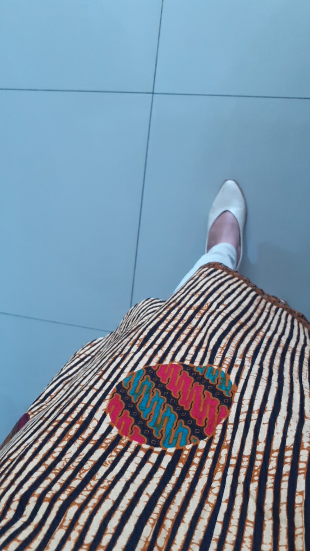 Batik Tunik Shibori Jumputan Terbaru Size S-3l / Hrb026 Yelbor Navbor / Biru Putih / Original..