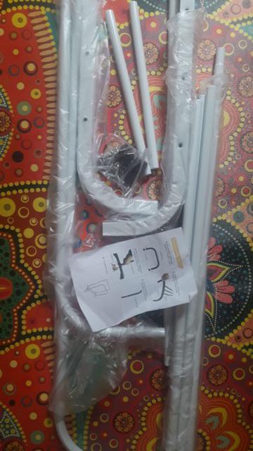 [original] Rak Pakaian Clothes Hanger Gantungan Pakaian Double Garment Rack - Gantungan Baju (mh999)