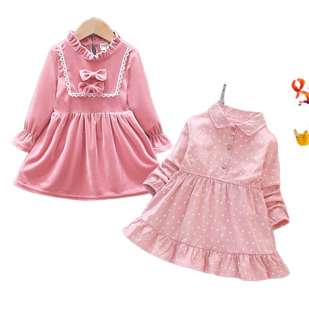 Busana Import Anak Cewek Cantik *RA32 Bludru