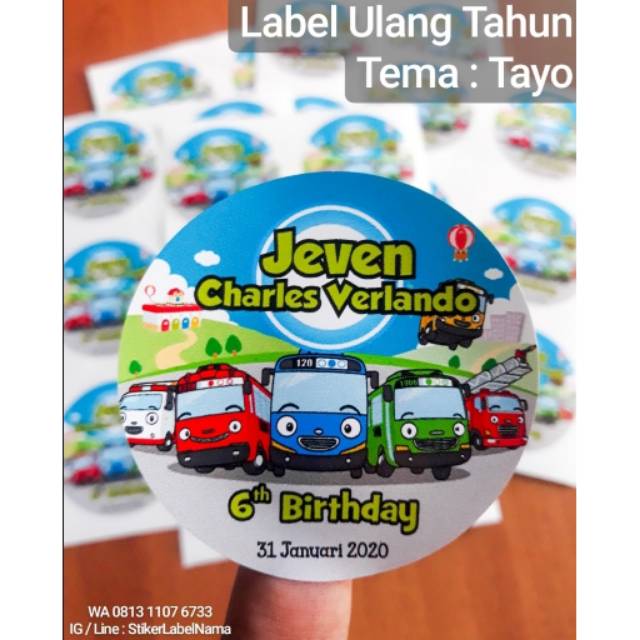 

LABEL ULANG TAHUN TAYO