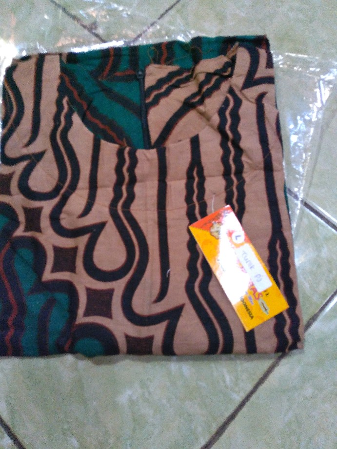 Tunic Monica Parang #3 Sgh 163 Tunik Batik Cewek Tunic Batik Wanita Seragam Batik Kerja Batik Solo