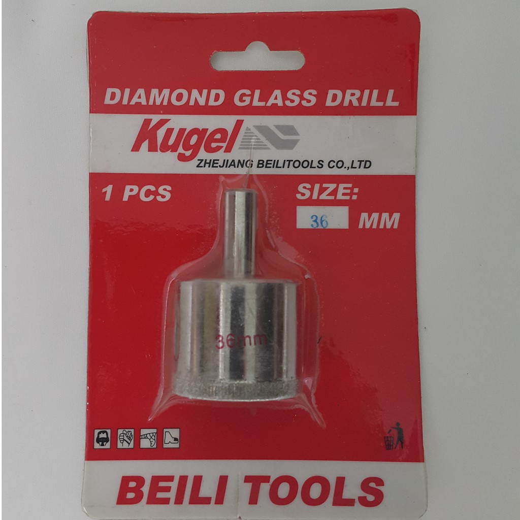 KUGEL DIAMOND CORE FOR GLASS 36 MM - MATA BOR KACA 36 MM