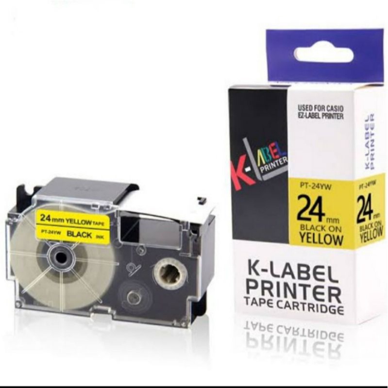 

Refill K LABEL Printer 24mm - use Compatible Casio EZ Label Tape 24mm