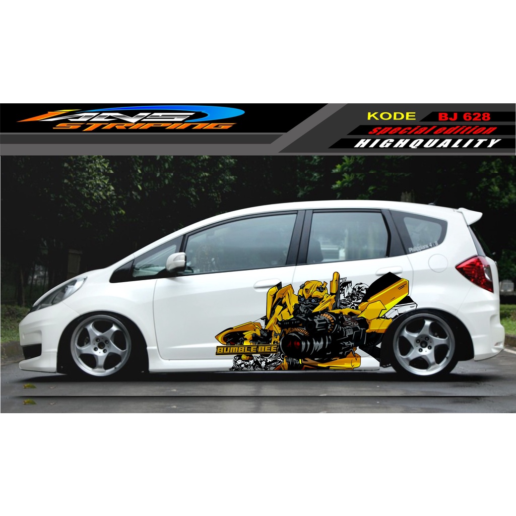 DECAL STICKER MOBIL JAZZ BRIO AVANZA SIGRA YARIS / STIKER VARIASI MOBIL / MODIF STICKER MOBIL 628