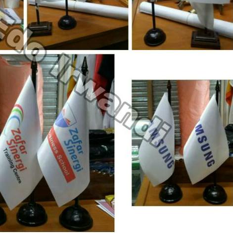 Tiang Bendera Meja Kayu atau Tiang kayu meja dan Bendera Meja Negara Berkualitas