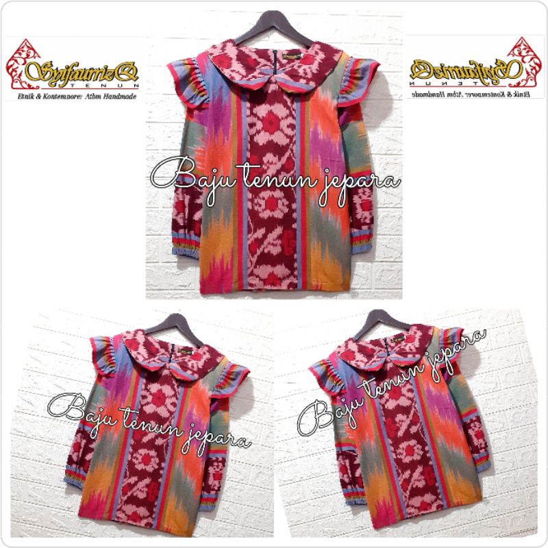 Blouse tenun jepara baju tenun jepara BTB053