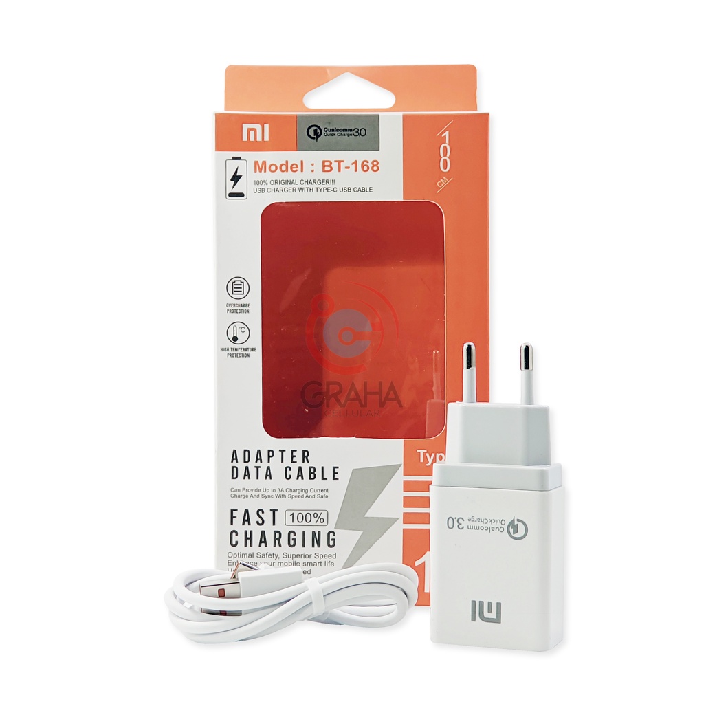 CHARGER TYPE-C XIAOMI BT1-168 FAST CHARGING