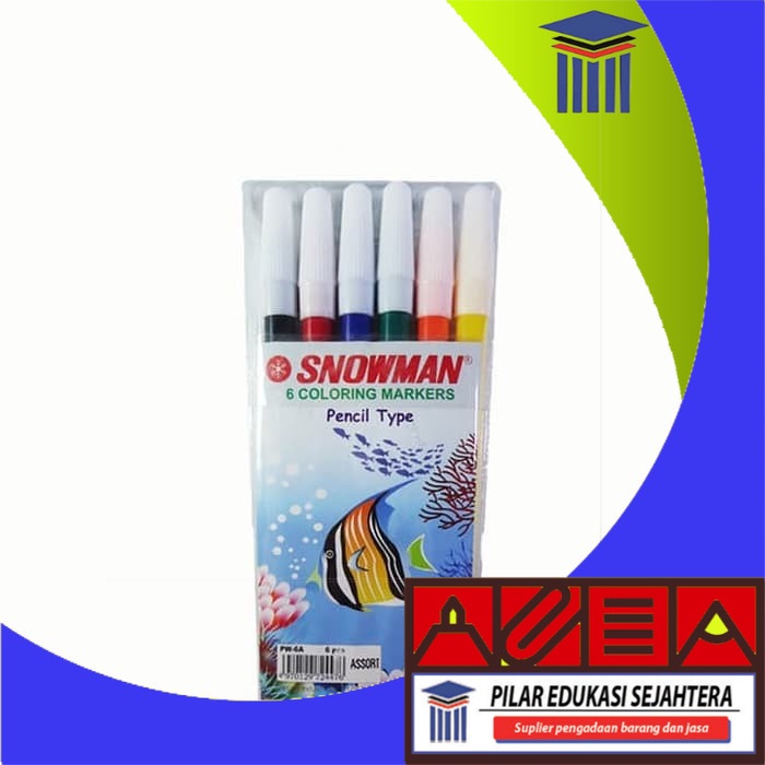 

SPIDOL SNOWMAN 6 WARNA MURAH
