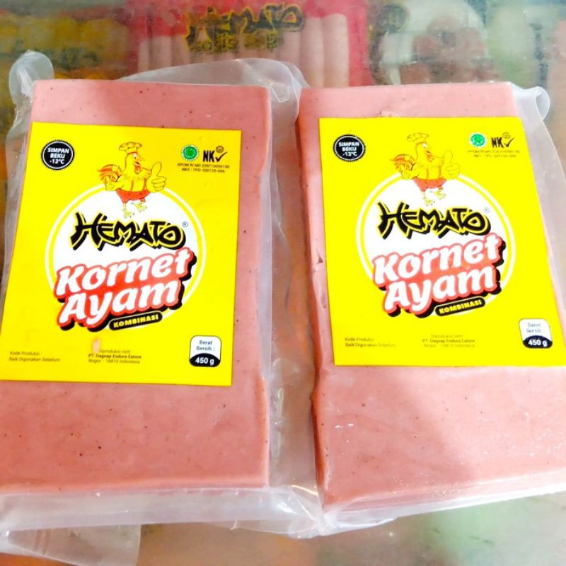 

HEMATO KORNET AYAM KOTAK 450 GRAM / FROZEN FOOD