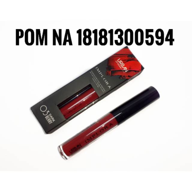 LIP CREAM IMPLORA URBAN BPOM