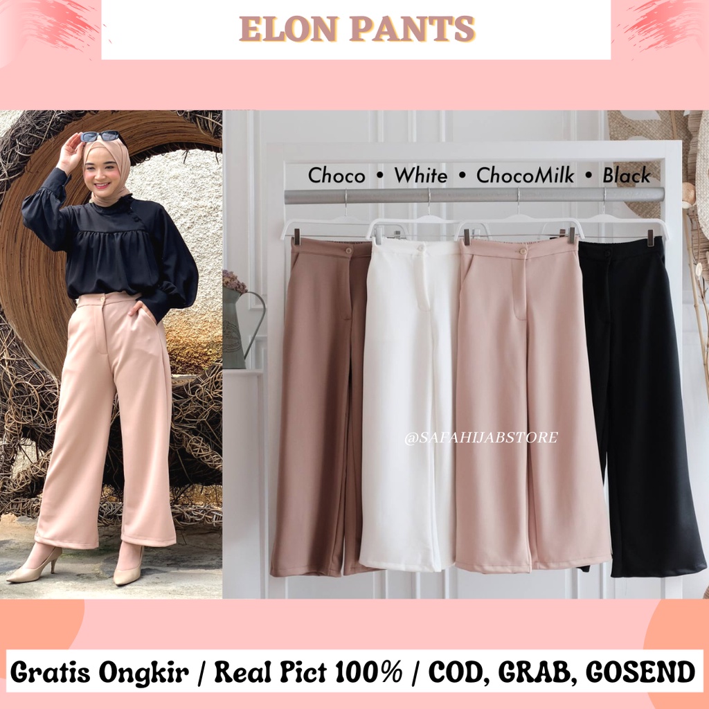 ELON PANTS / PANTS SCUBA / CELANA KULOT / CELANA KERJA