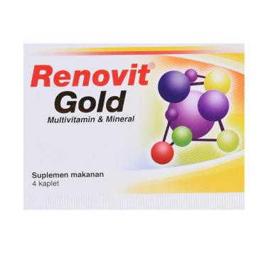 RENOVIT STRIP 4 TABLET MULTIVITAMIN MINERAL DAYA TAHAN TUBUH