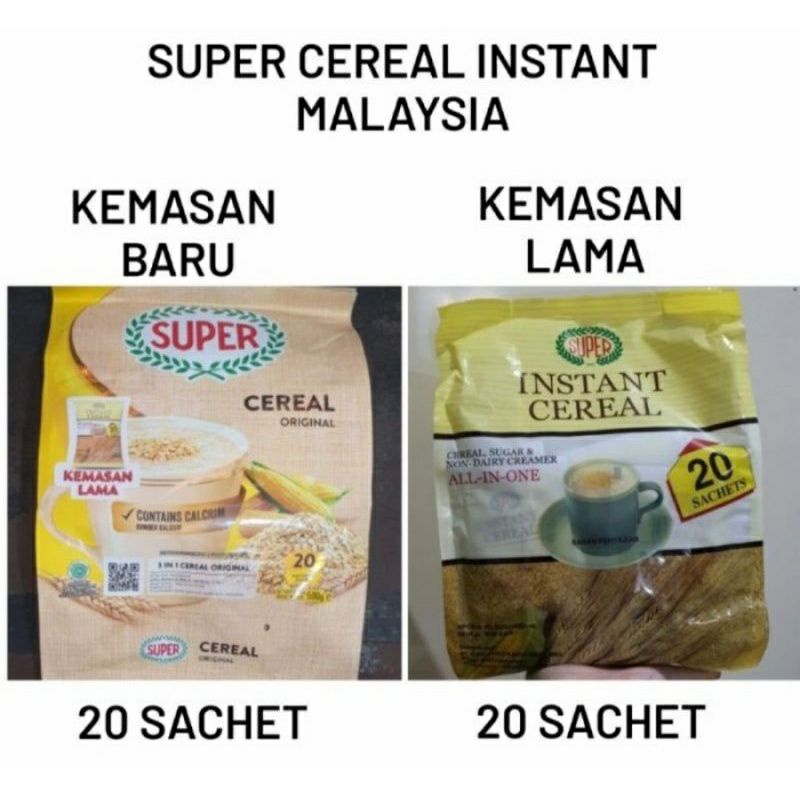 

Super Cereal Instant Sachet 20pcs