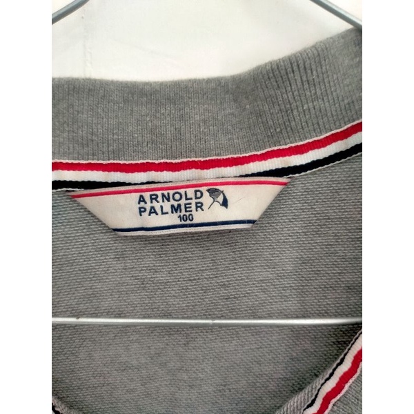 Kaos Kerah Original Arnold Palmer Abu-abu