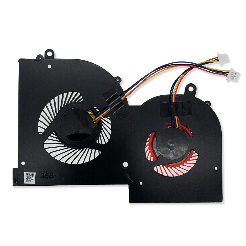 Vivi CPU GPU Fan Laptop Cooling Fan Untuk DC 5V 0.5A Radiator 4pin Untuk MSI GS65 GS65VR