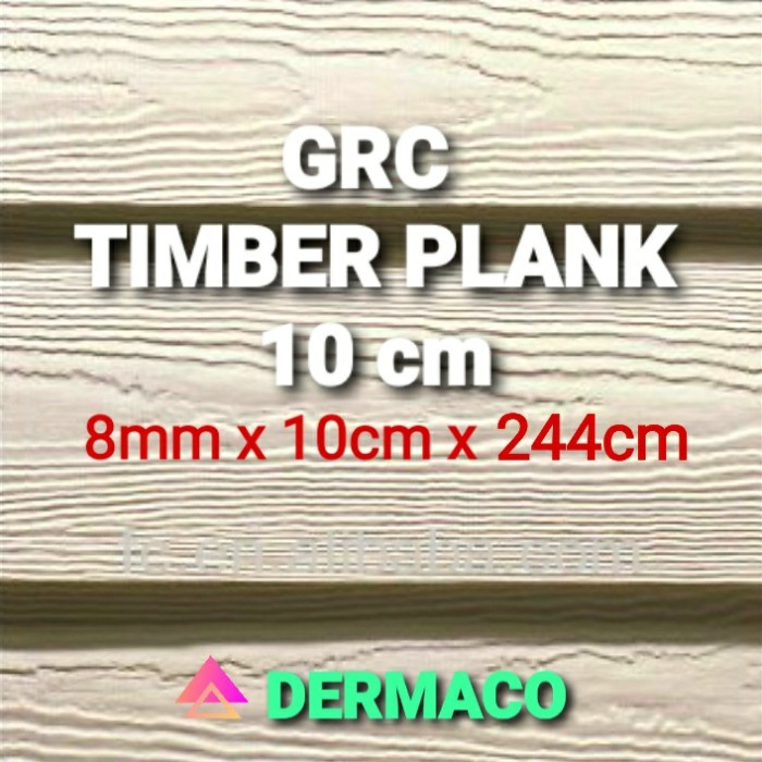 LISPLANK GRC 10 CM / GRC TIMBERPLANK URAT KAYU / PAPAN LISPLANK GRC