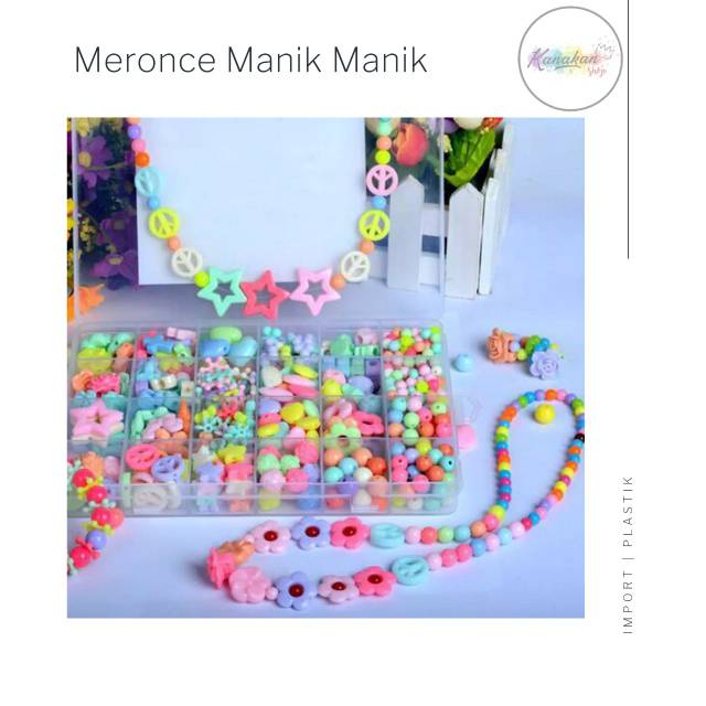 Meronce Mote Manik Meronce Mainan Edukasi
